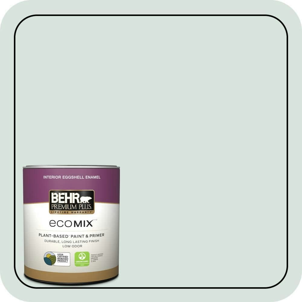 Mountain Peak White Eggshell Enamel Interior Paint and Primer: $20.48