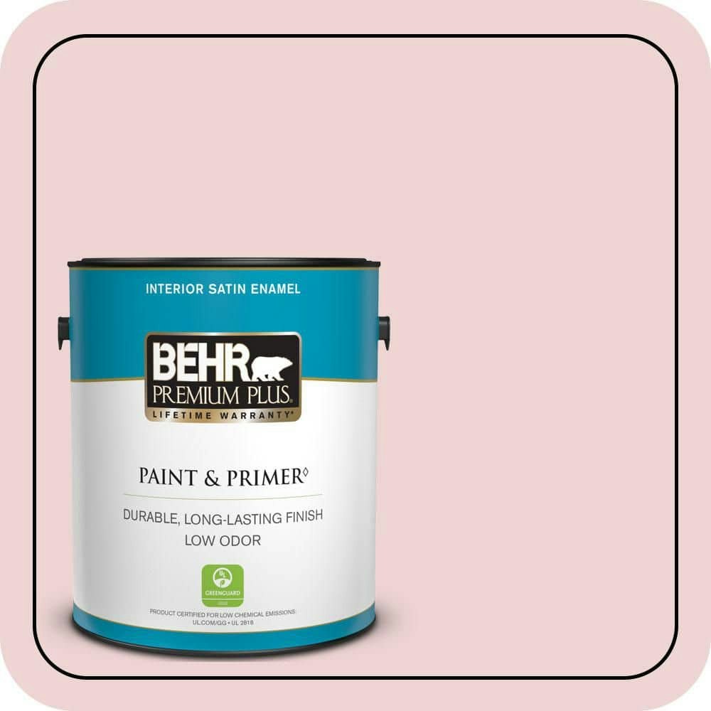 Behr Radiant Rose Satin Enamel Interior Paint and Primer 1-Gallon: $40.98