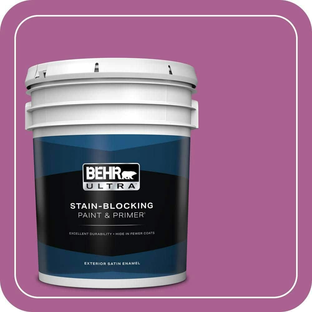 Exotic Bloom Satin Enamel Exterior Paint and Primer 5-Gallon: $283