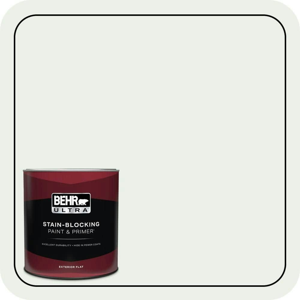 Behr Premium Plus Flat Exterior Paint and Primer 1-Quart Can: $28.98