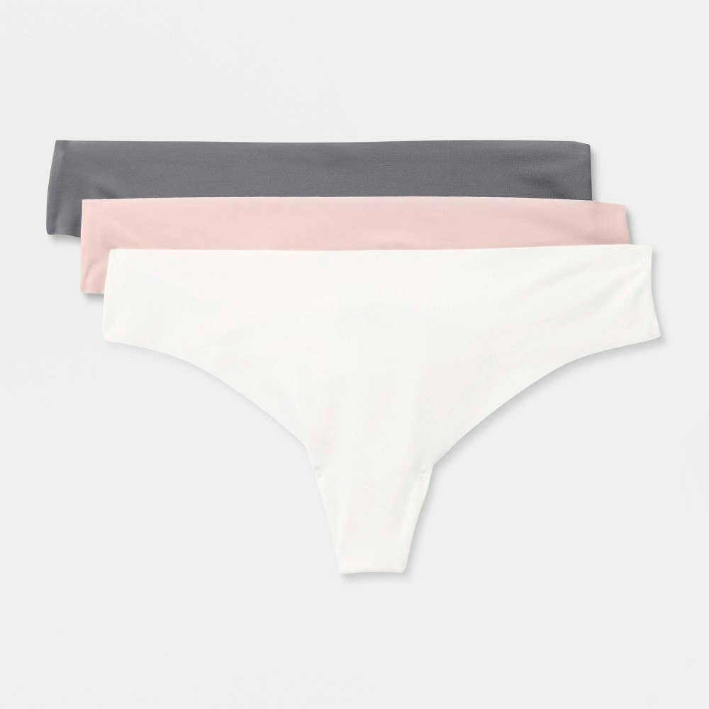 Auden Women's Invisible Edge Thong Underwear 3-Pack: $15 Auden Women's Invisible Edge Thong Underwear 3-Pack: $15