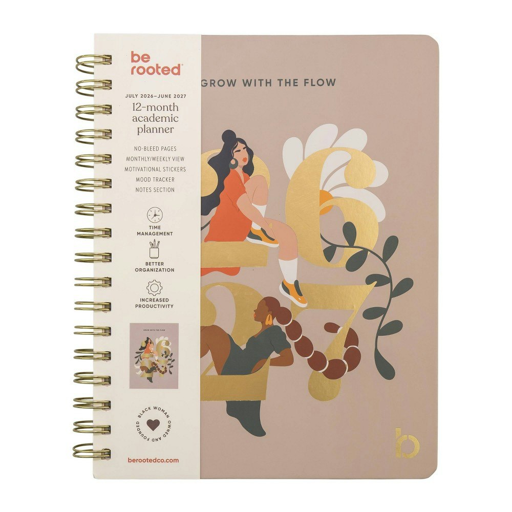 Be Rooted 7"x9" Grow with the Flow 2026-2027 Academic Planner: $15.99 Be Rooted 7"x9" Grow with the Flow 2026-2027 Academic Planner: $15.99