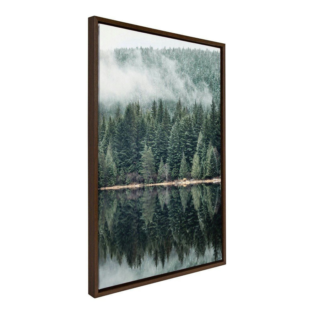 Sylvie Evergreen Reflections 23" x 33" Framed Canvas Wall Art: $89.99 Sylvie Evergreen Reflections 23" x 33" Framed Canvas Wall Art: $89.99