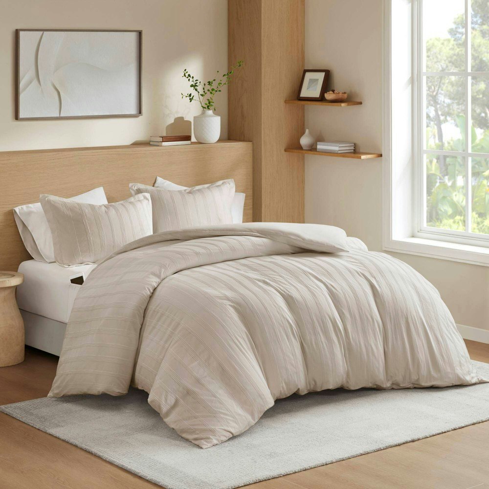 510 Design Logan Queen Woven Striped Duvet Cover Set: $44.99 510 Design Logan Queen Woven Striped Duvet Cover Set: $44.99
