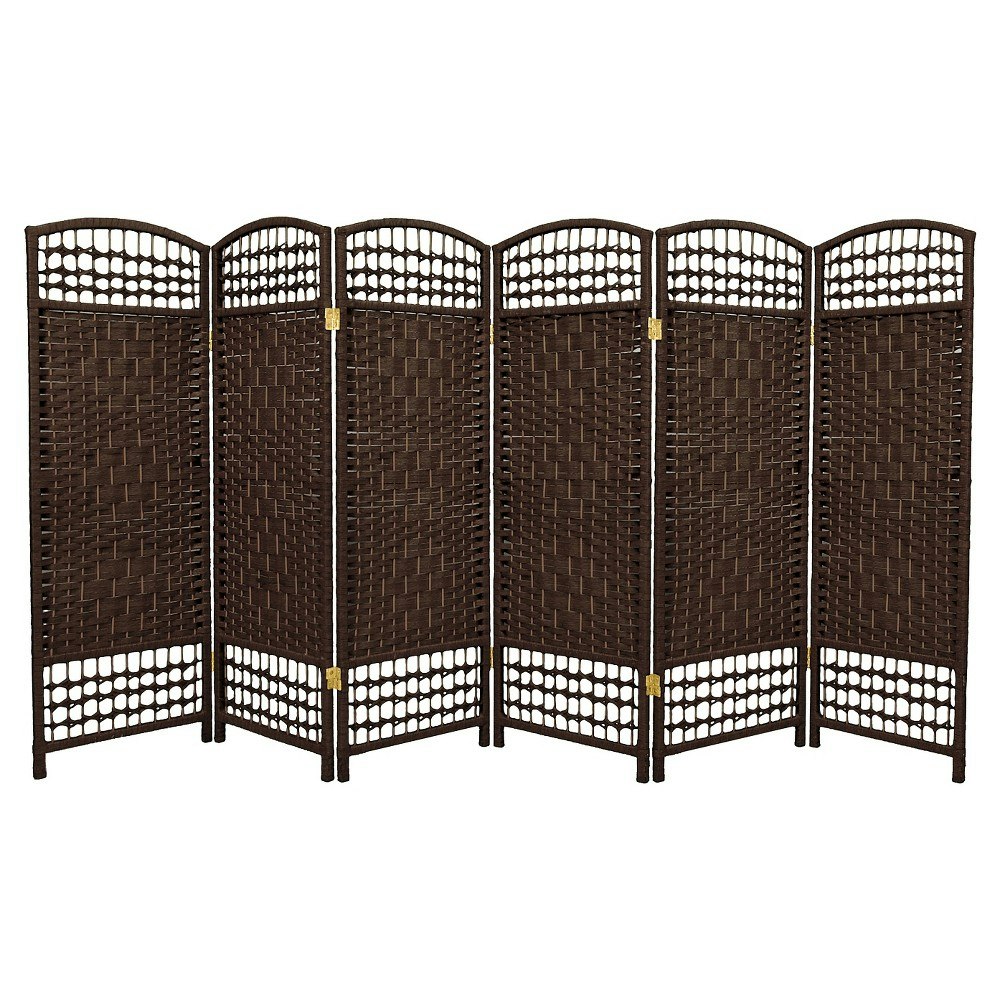 Oriental Furniture 4-Foot 6-Panel Fiber Weave Room Divider: $140.99 Oriental Furniture 4-Foot 6-Panel Fiber Weave Room Divider: $140.99