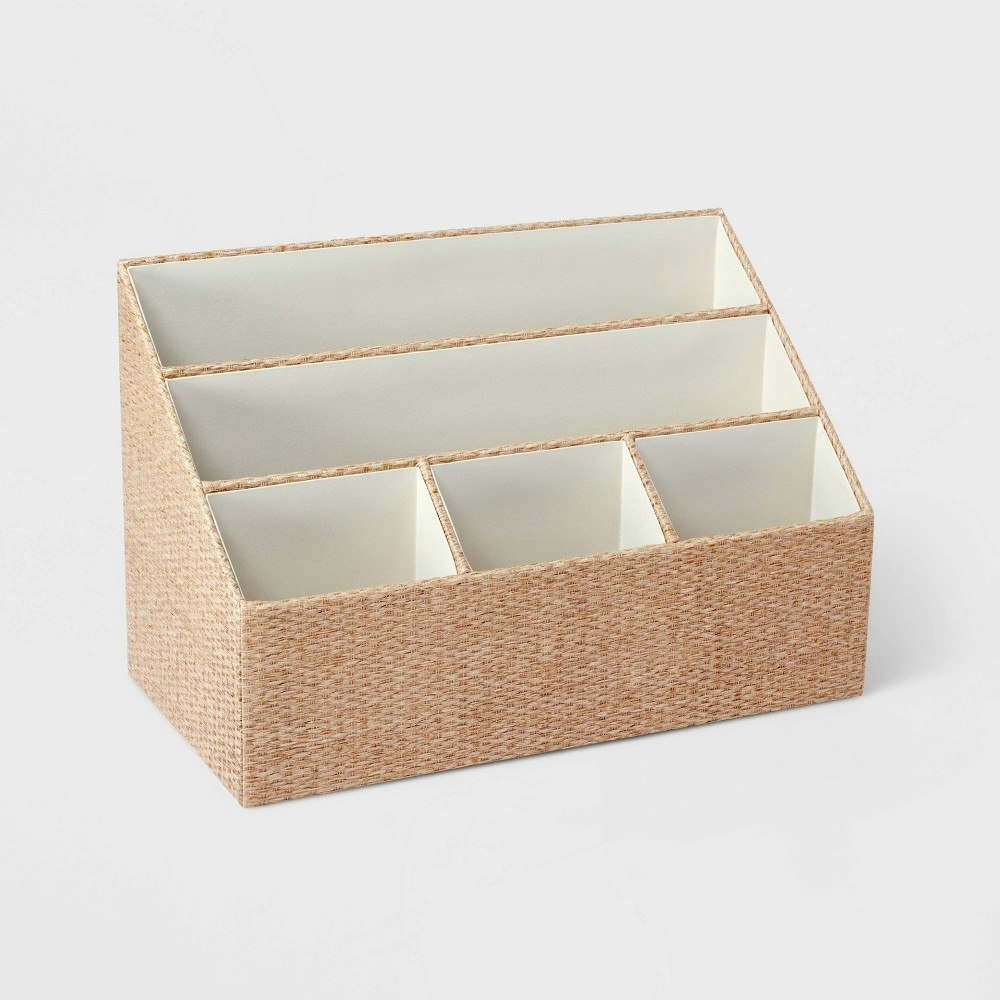 Threshold 5-Slot Woven Desktop Storage Set: $20 Threshold 5-Slot Woven Desktop Storage Set: $20