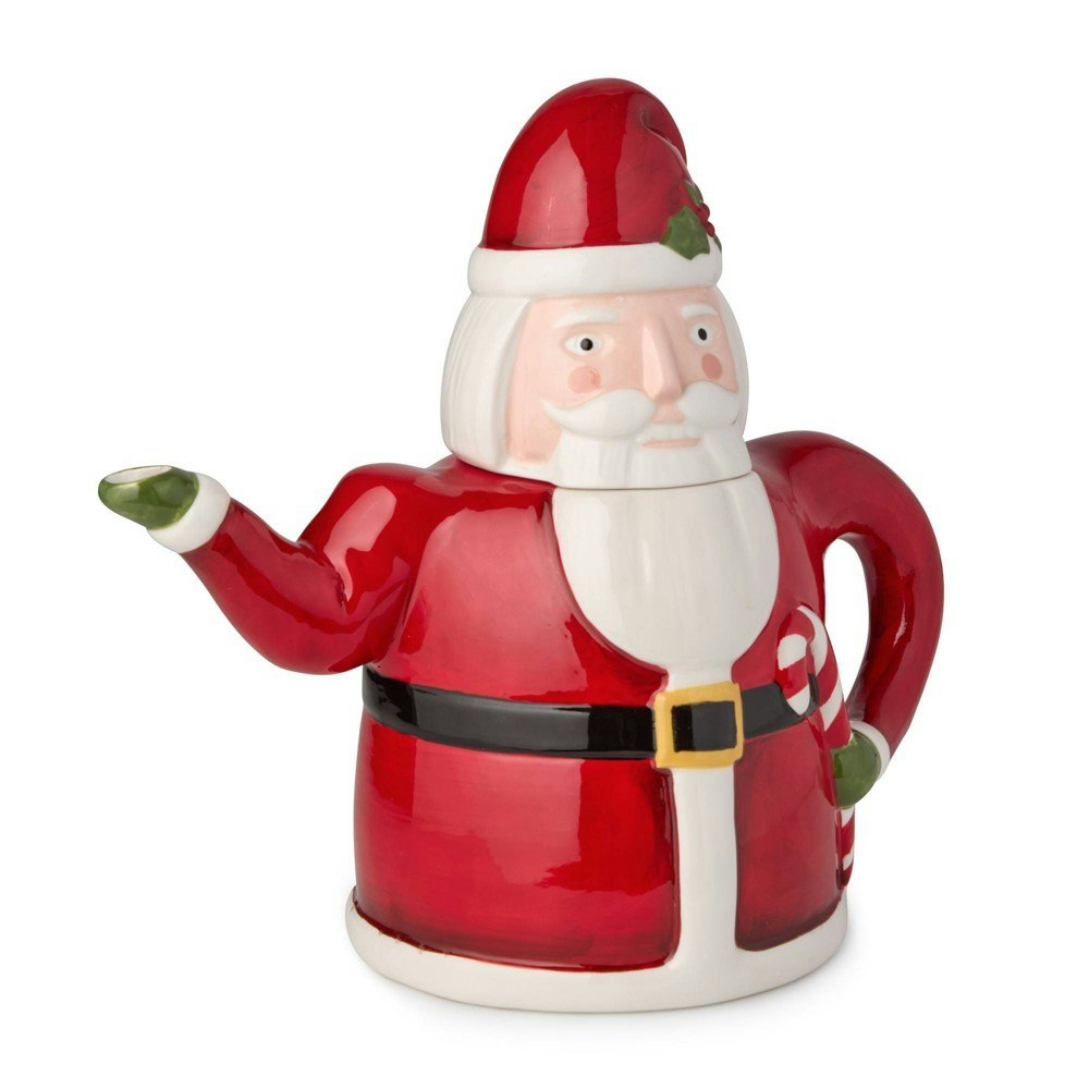 Certified International Nutcracker Parade 28-ounce 3D Santa Teapot: $39.99 Certified International Nutcracker Parade 28-ounce 3D Santa Teapot: $39.99