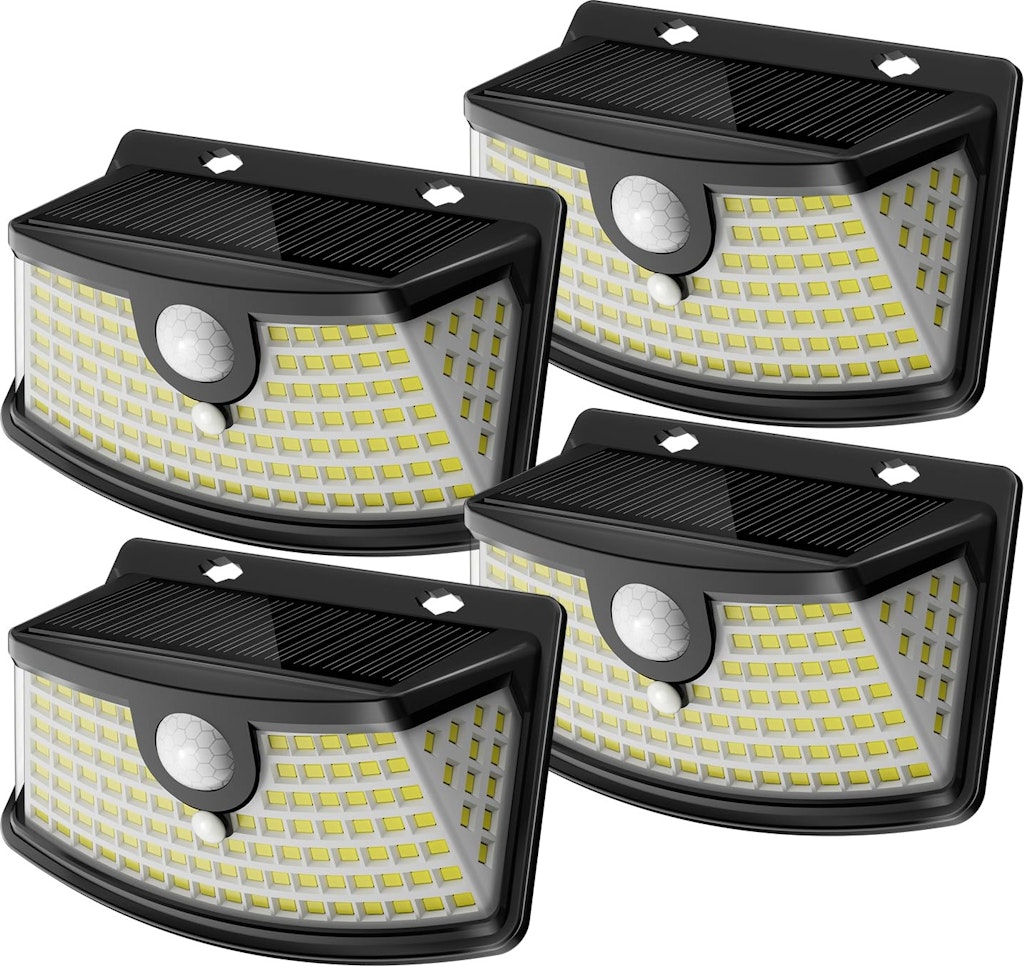 Solar Motion Sensor Light 4-Pack: $12 Solar Motion Sensor Light 4-Pack: $12