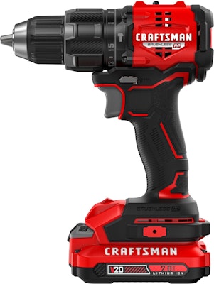 Craftsman V20 Brushless Compact 1/2" Hammer Drill Kit for $99 + free shipping