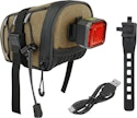 Swiss Tech Tail Light & Under Saddle Bag for $20 + free shipping w/ $35