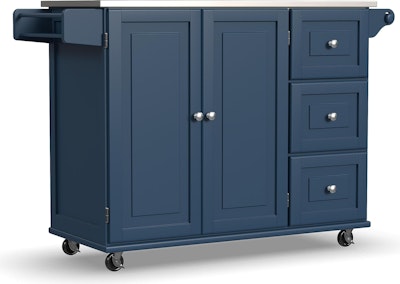 Homestyles Dolly Madison Kitchen Cart w/ Stainless Steel Top for $89 + free shipping
