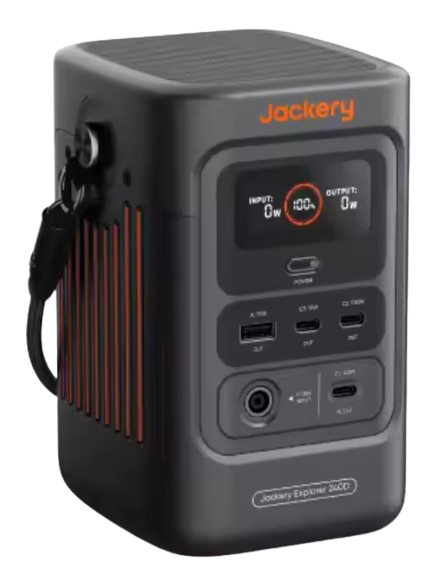Jackery Explorer 240D 254Wh Portable Power Station: $96