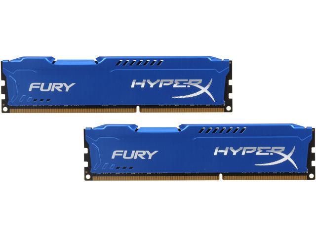 HyperX FURY 16GB (2 x 8GB) DDR3 1600 Desktop Memory: $89.90