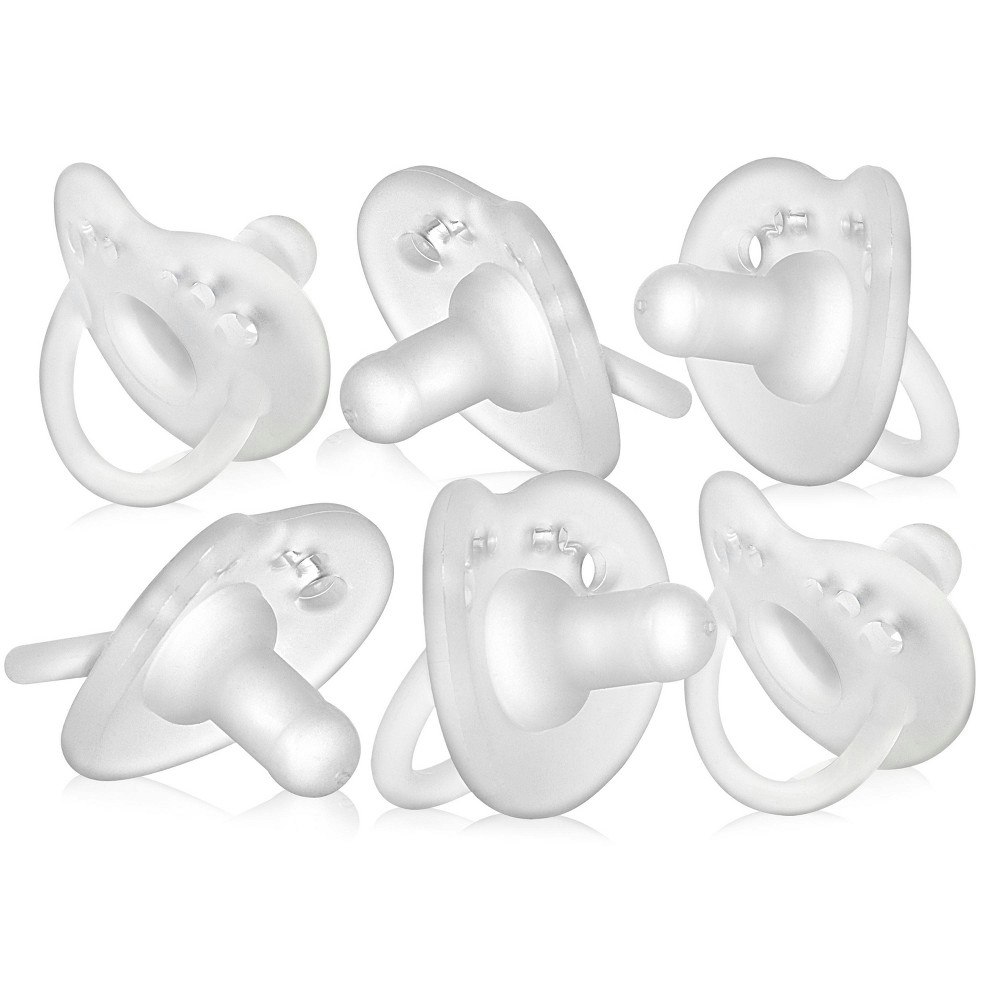 Evenflo Feeding Balance+ Stage 1 Cylindrical Silicone Pacifier 6-Pack: $13.59
