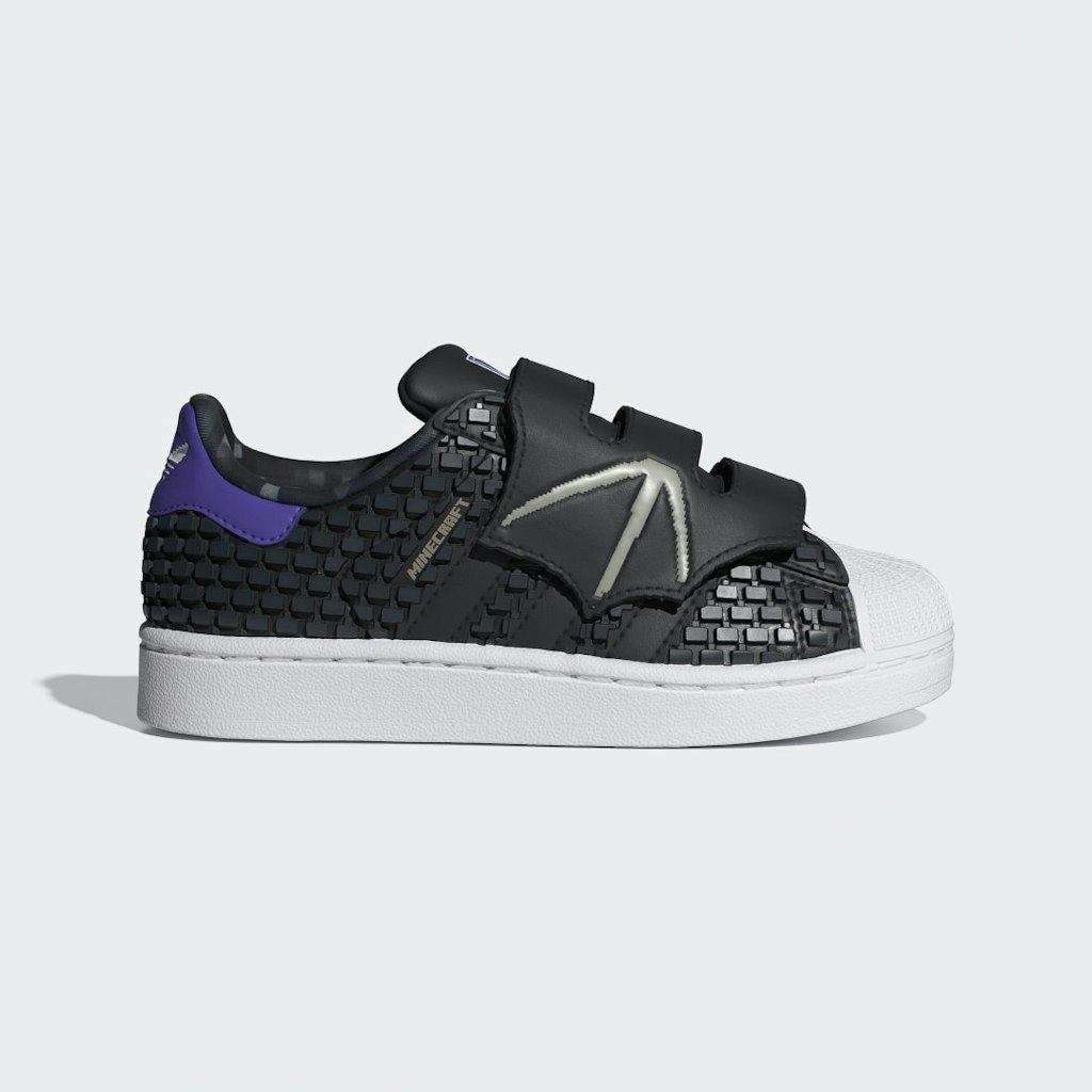 Adidas Minecraft Superstar II Shoes: $45 Adidas Minecraft Superstar II Shoes: $45