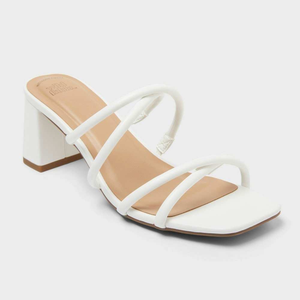 Wild Fable Women's Gal Crisscross Strappy Heels: $28 Wild Fable Women's Gal Crisscross Strappy Heels: $28