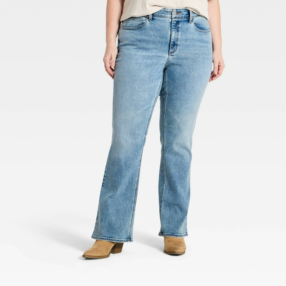 Women's Universal Thread High-Rise Bootcut Jeans 17 Short: $28 Women's Universal Thread High-Rise Bootcut Jeans 17 Short: $28