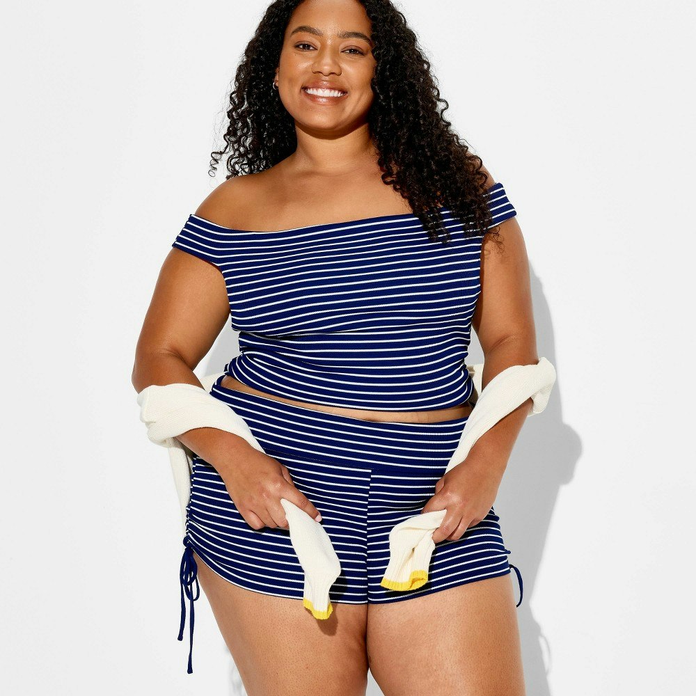 Wild Fable Women's Low-Rise Ruched Micro Shorts 4X: $15 Wild Fable Women's Low-Rise Ruched Micro Shorts 4X: $15