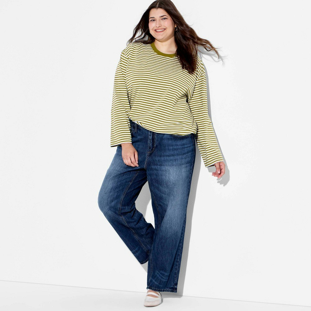 Wild Fable Women's Low-Rise Straight Leg Jeans: $28 Wild Fable Women's Low-Rise Straight Leg Jeans: $28