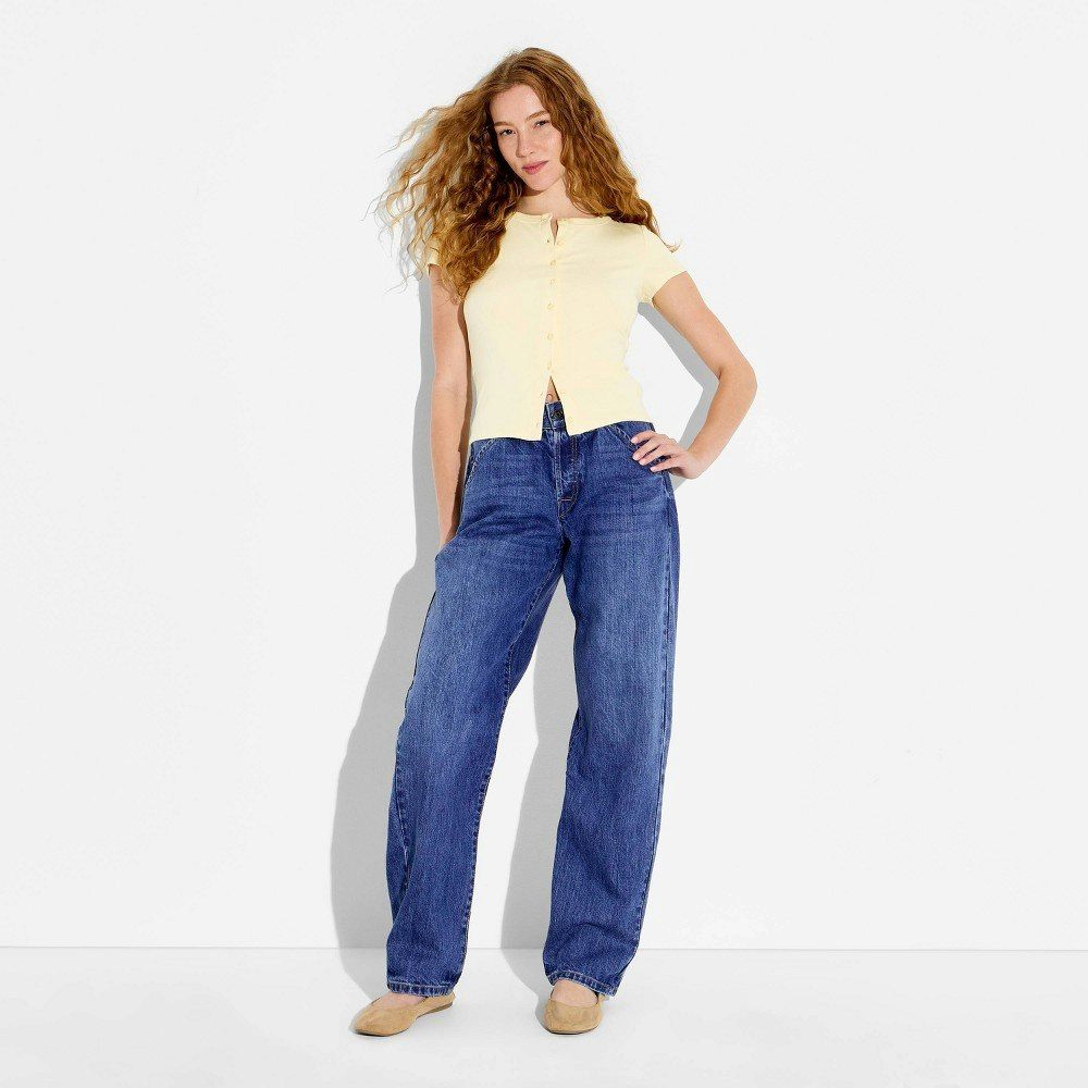 Wild Fable Women's Low-Rise Twisted Seam Jeans: $35 Wild Fable Women's Low-Rise Twisted Seam Jeans: $35