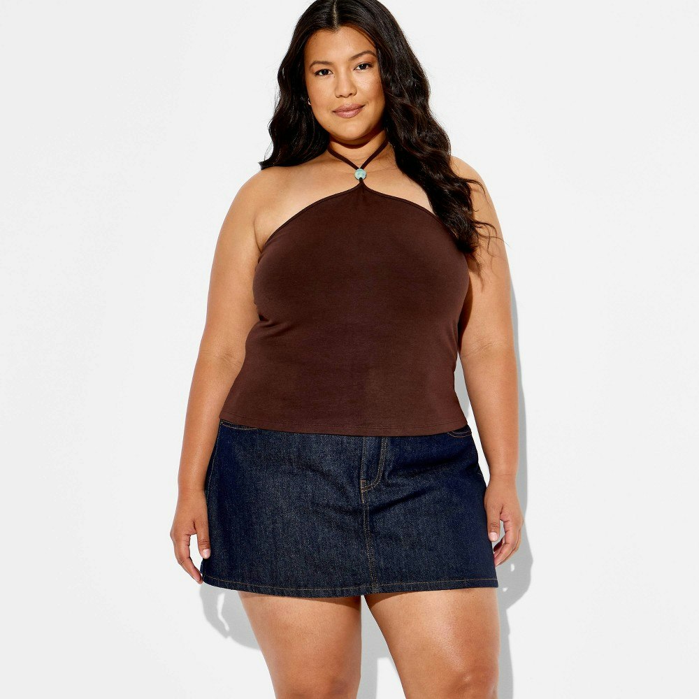 Wild Fable Women's 5-Pocket Denim Mini Skort: $25 Wild Fable Women's 5-Pocket Denim Mini Skort: $25