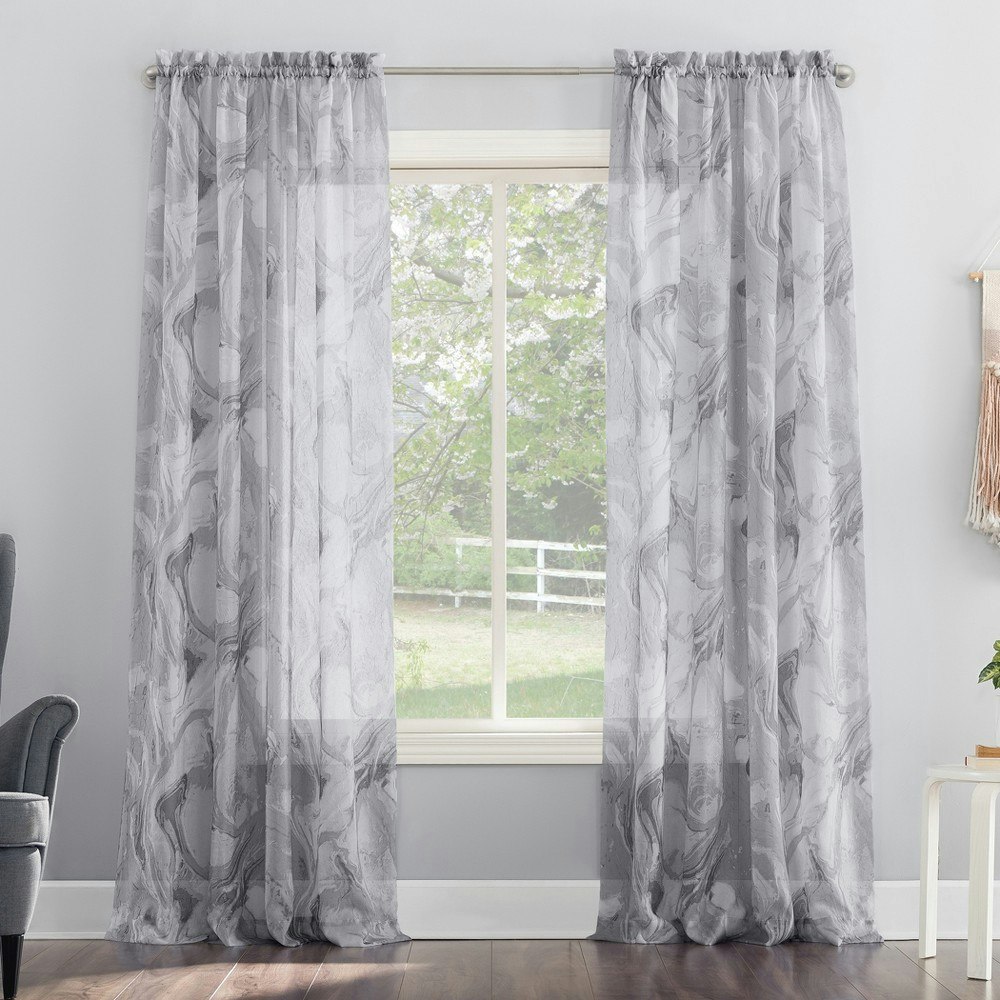51"x84" No. 918 Cristo Crushed Voile Sheer Curtain: $10.39