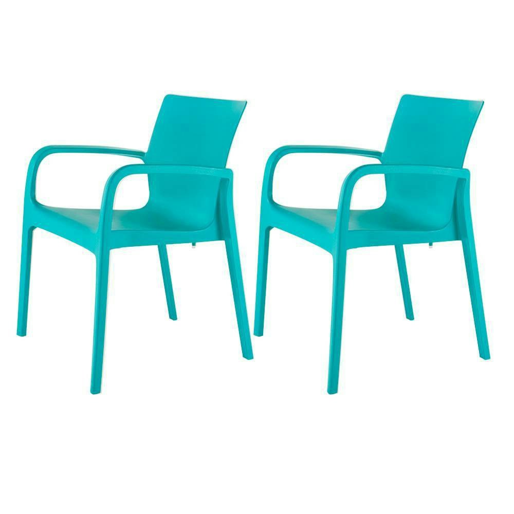 Alissa Stackable Outdoor Arm Chairs 2-Pack: $194.99 Alissa Stackable Outdoor Arm Chairs 2-Pack: $194.99