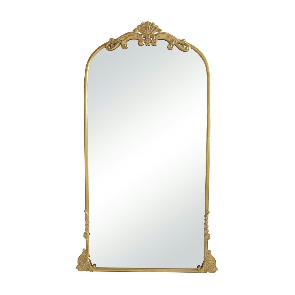 Olivia & May Arched Baroque Floor Mirror: $584.99 Olivia & May Arched Baroque Floor Mirror: $584.99