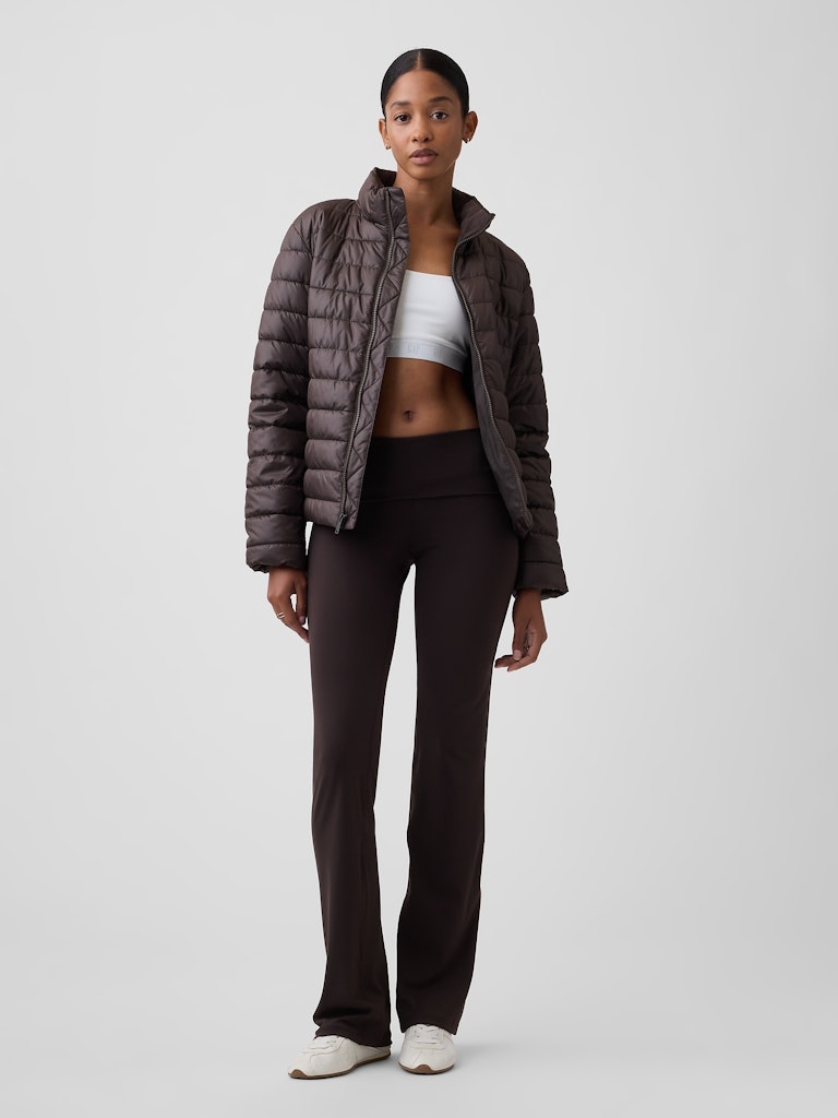GapFit Sky High Studio Flare Leggings: $32.49