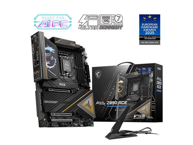 MSI MEG Z890 Ace WiFi 7 Motherboard: $1,099.99 MSI MEG Z890 Ace WiFi 7 Motherboard: $1,099.99