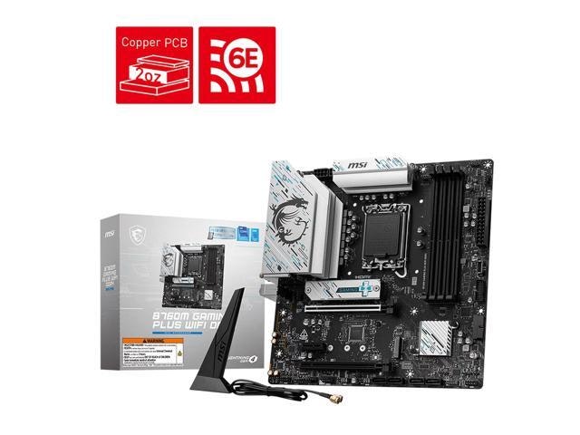 MSI B760M Gaming Plus WIFI DDR4 Motherboard: $259.95