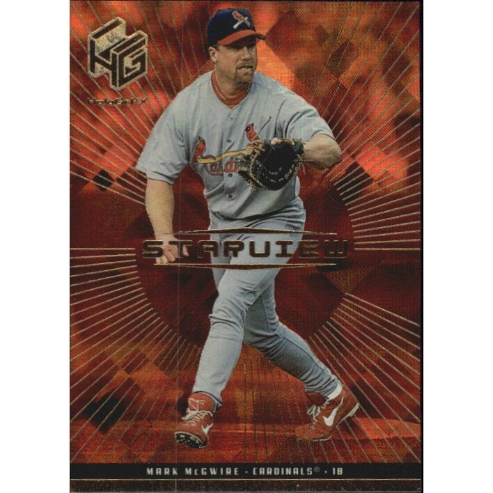 1999 Upper Deck HoloGrFX StarView Gold Mark McGwire Card: $18 1999 Upper Deck HoloGrFX StarView Gold Mark McGwire Card: $18