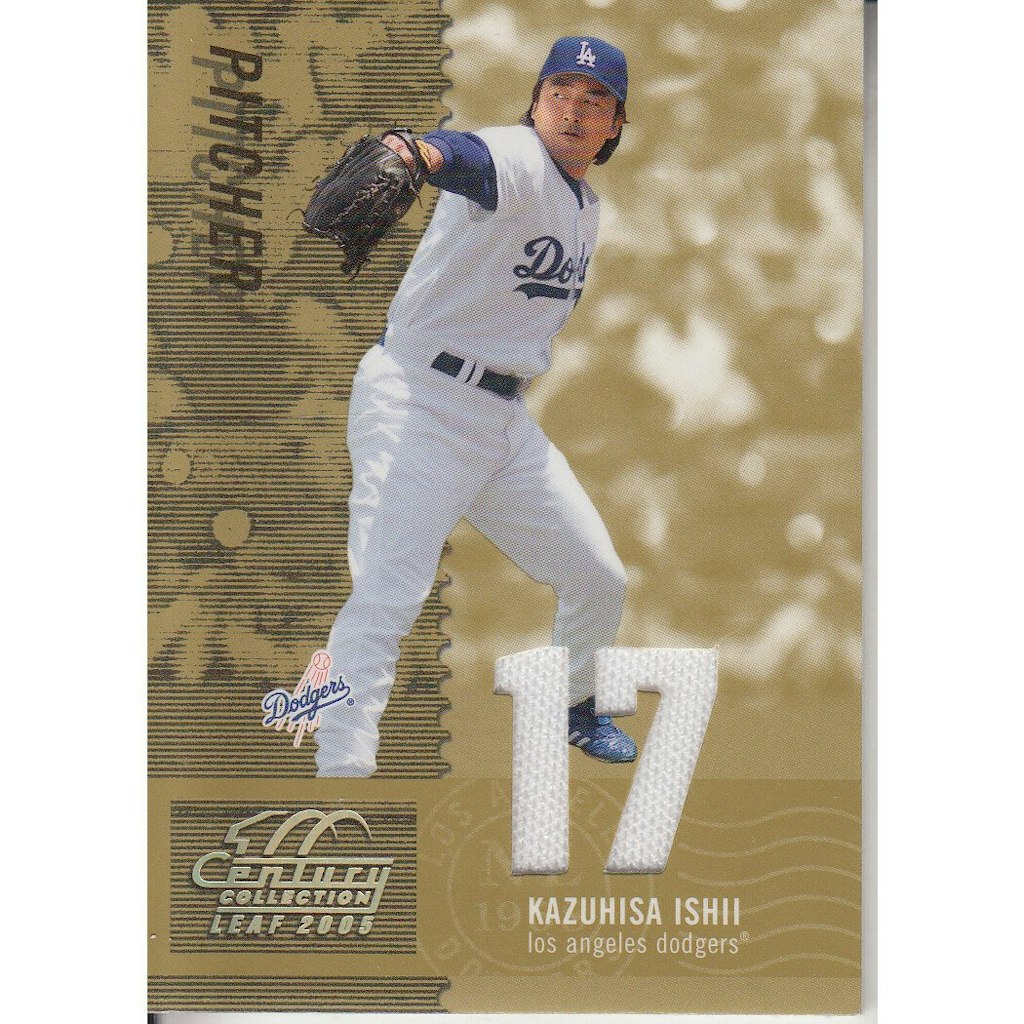 2005 Leaf Century Material Kazuhisa Ishii Jersey Card #187: $14 2005 Leaf Century Material Kazuhisa Ishii Jersey Card #187: $14
