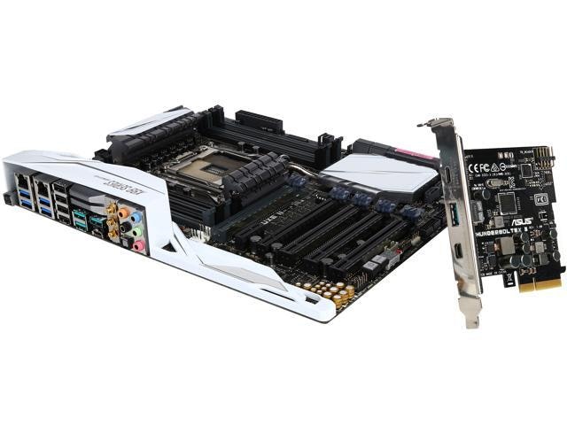 Asus X99-Deluxe II LGA 2011-v3 ATX Motherboard: $413.30
