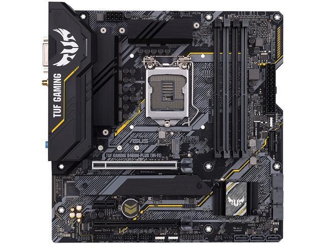 Asus TUF Gaming B460M-Plus Wi-Fi LGA 1200 Micro ATX Motherboard: $133.08