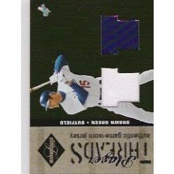 2003 Leaf Limited Shawn Green Player Threads Double Card: $12 2003 Leaf Limited Shawn Green Player Threads Double Card: $12
