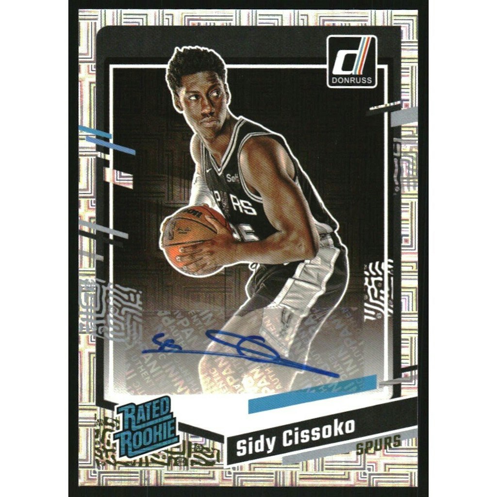 2023-24 Donruss Rated Rookies Signatures Choice Sidy Cissoko Trading Card: $12 2023-24 Donruss Rated Rookies Signatures Choice Sidy Cissoko Trading Card: $12
