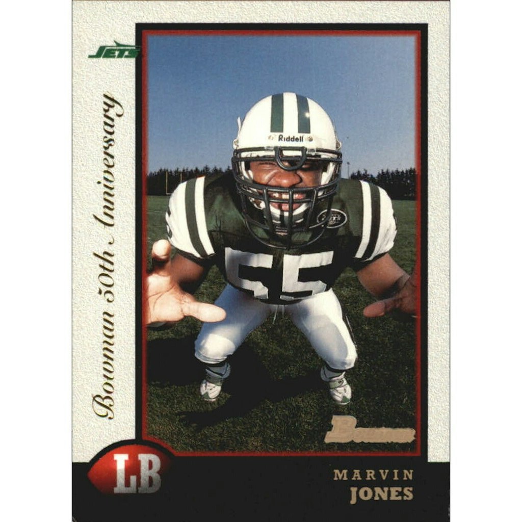 1998 Bowman Golden Anniversary #146 Marvin Jones Trading Card: $16 1998 Bowman Golden Anniversary #146 Marvin Jones Trading Card: $16
