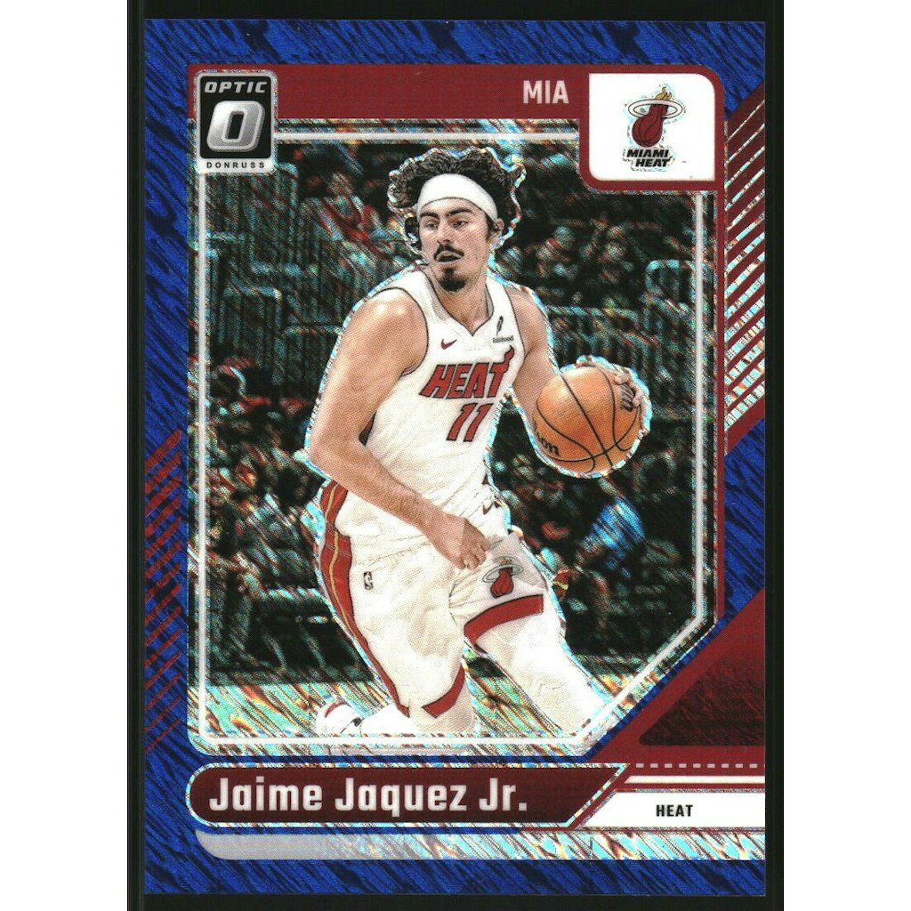 2024-25 Donruss Optic Blue Shimmer Jaime Jaquez Jr. Card: $10.80