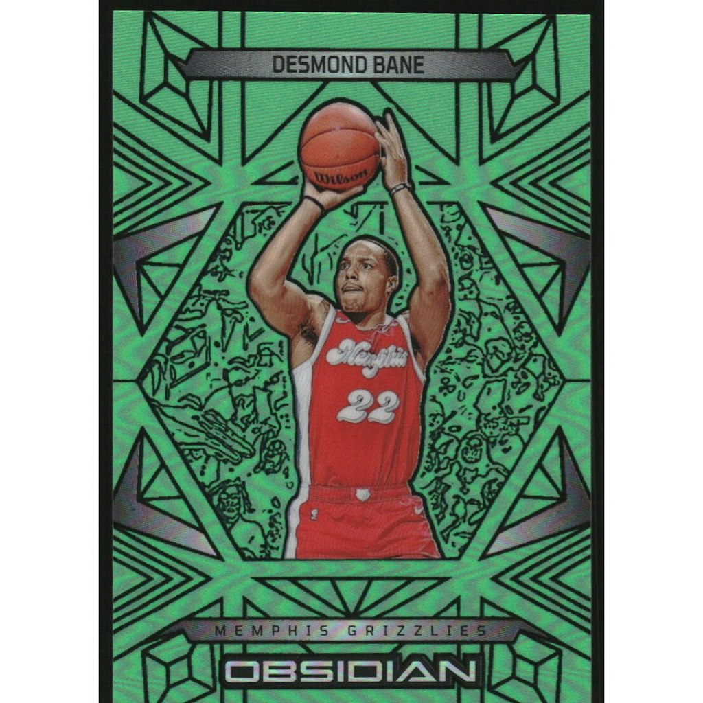 2024-25 Panini Obsidian Desmond Bane Electric Etch Green Flood Card #132: $13.50