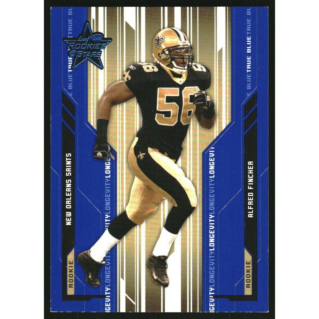 2005 Leaf Rookies and Stars Longevity True Blue Alfred Fincher #135 Card: $12 2005 Leaf Rookies and Stars Longevity True Blue Alfred Fincher #135 Card: $12