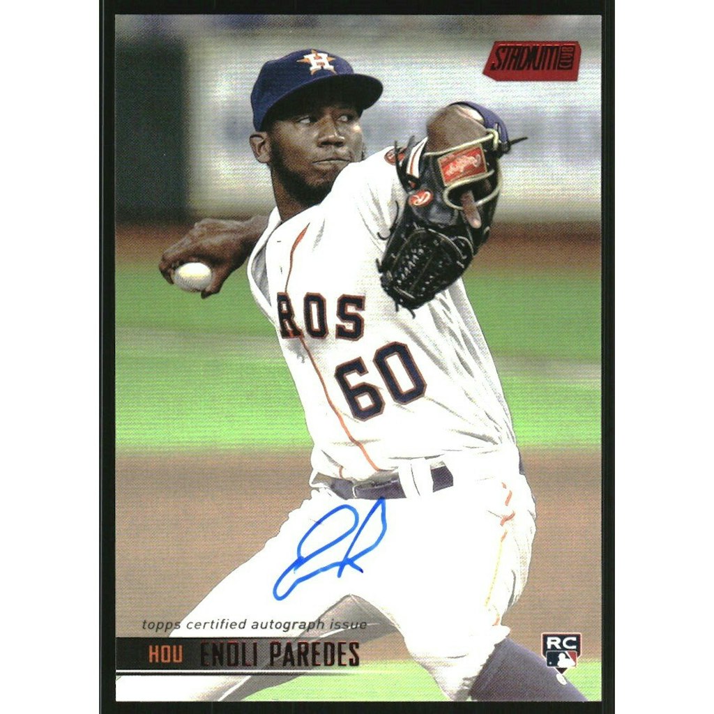 2021 Stadium Club Enoli Paredes Red Foil Autograph Card: $10.80 2021 Stadium Club Enoli Paredes Red Foil Autograph Card: $10.80