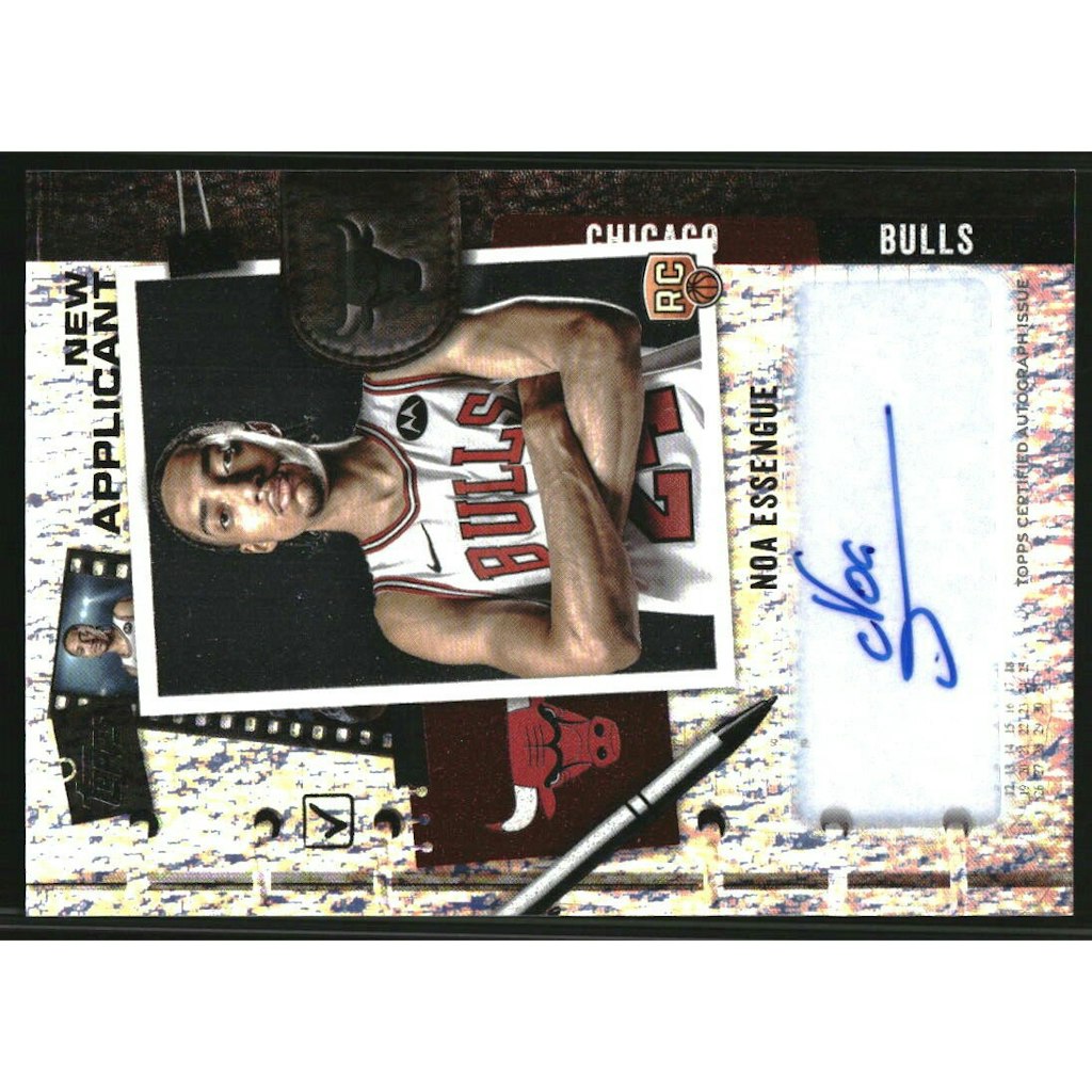 2025-26 Topps New Applicants Noa Essengue Autograph Holo Foil Card: $25 2025-26 Topps New Applicants Noa Essengue Autograph Holo Foil Card: $25