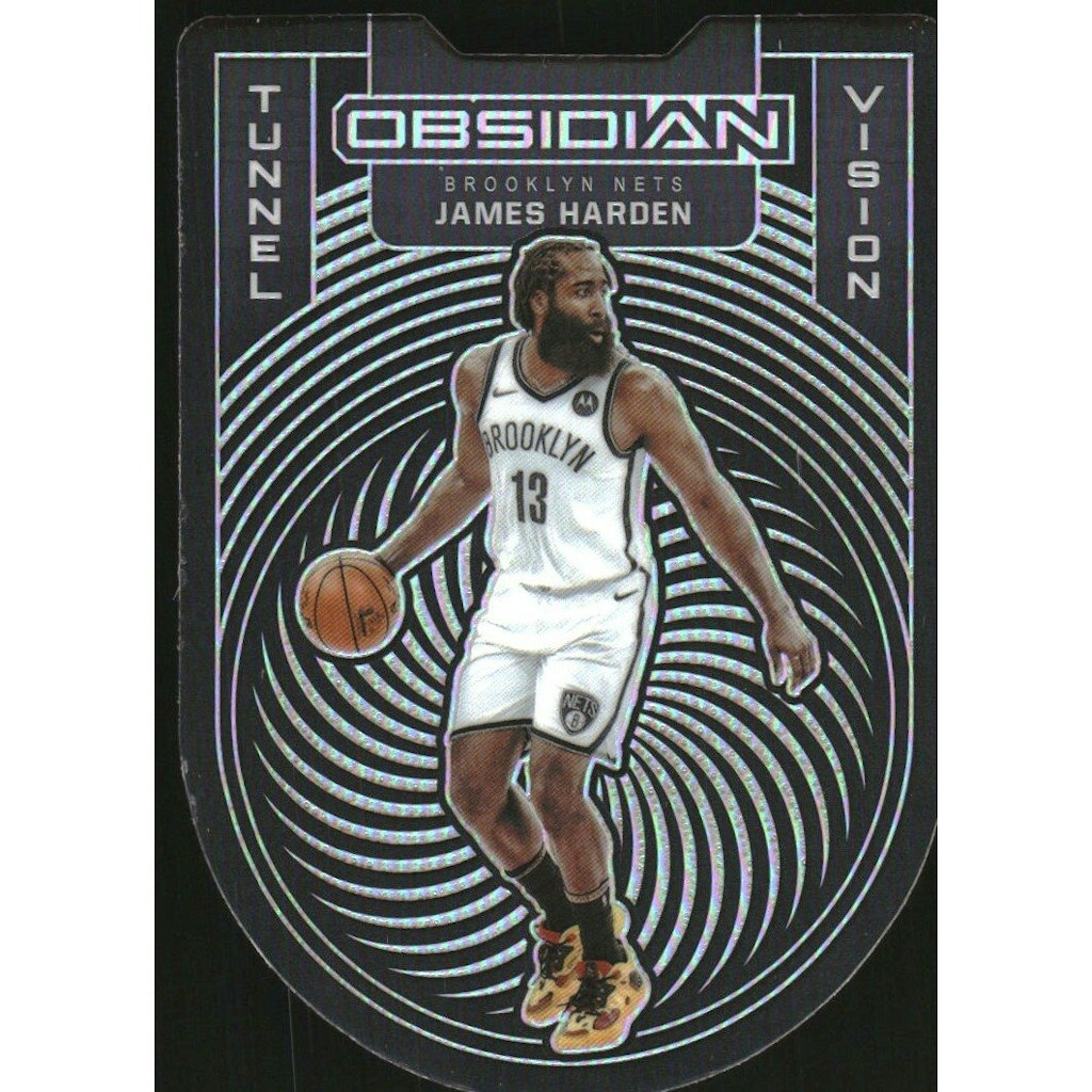 2020-21 Panini Obsidian Tunnel Vision James Harden Trading Card: $27 2020-21 Panini Obsidian Tunnel Vision James Harden Trading Card: $27