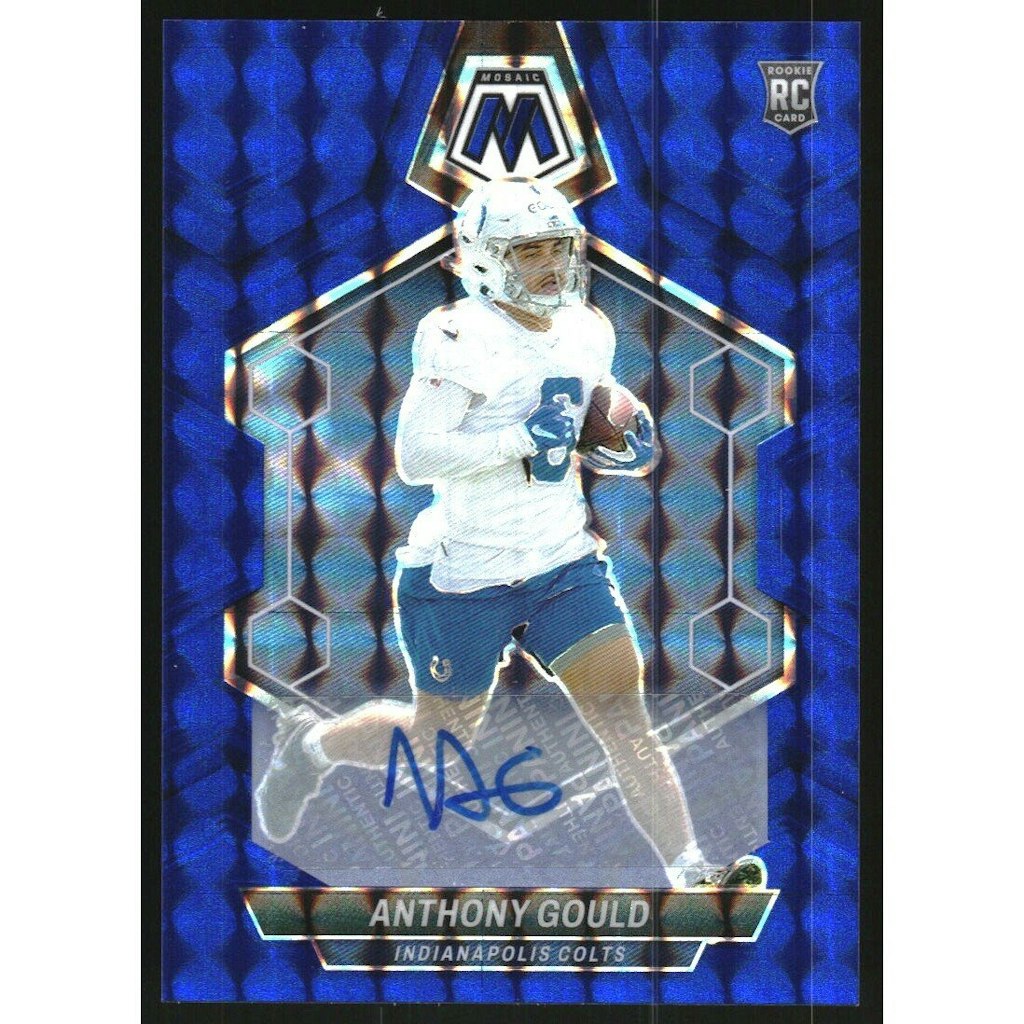 2024 Panini Mosaic Anthony Gould Rookie Autograph Card: $15 2024 Panini Mosaic Anthony Gould Rookie Autograph Card: $15
