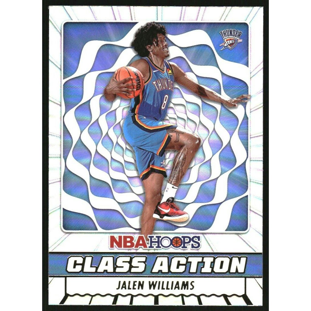 2022-23 Hoops Class Action Holo Jalen Williams #12 Trading Card: $27 2022-23 Hoops Class Action Holo Jalen Williams #12 Trading Card: $27