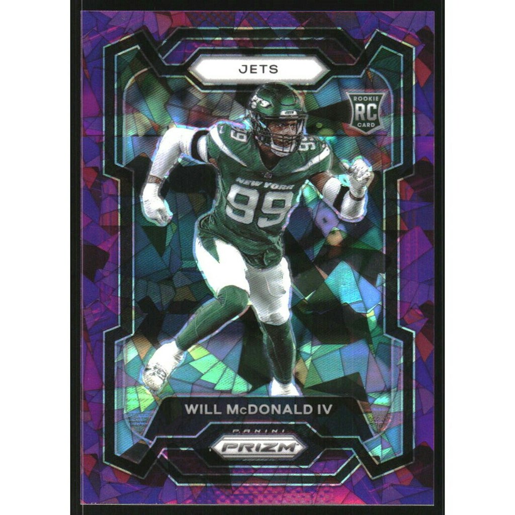 2023 Panini Prizm Will McDonald IV Purple Ice Card #380: $10