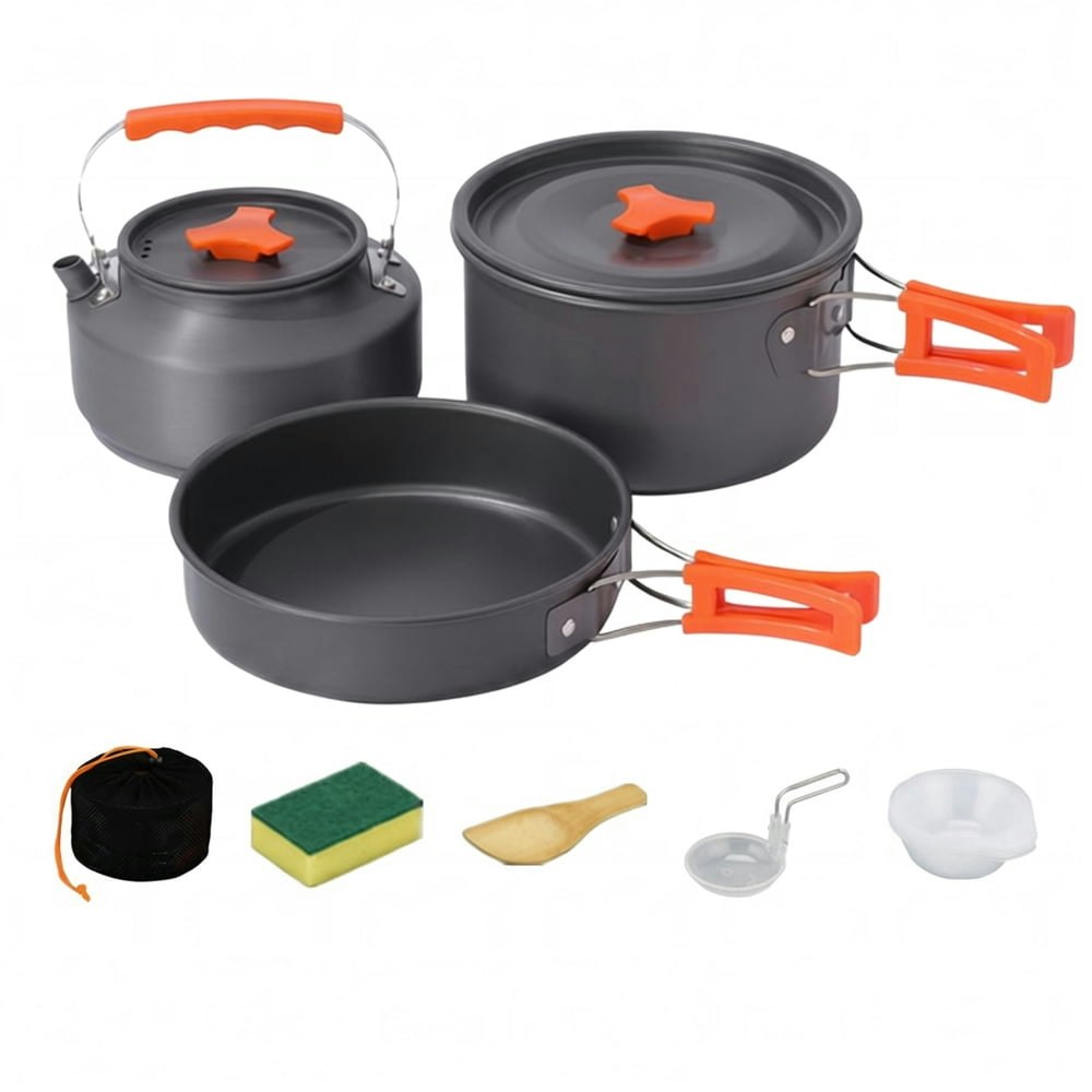 Beloadence 10-Piece Camping Cookware Set: $19.99 Beloadence 10-Piece Camping Cookware Set: $19.99