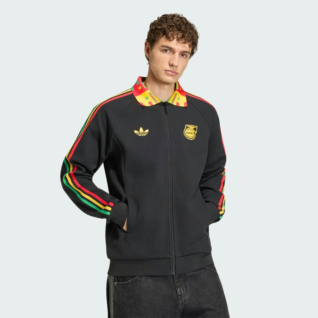 Adidas Jamaica x Bob Marley Away Anthem Jacket: $60 Adidas Jamaica x Bob Marley Away Anthem Jacket: $60