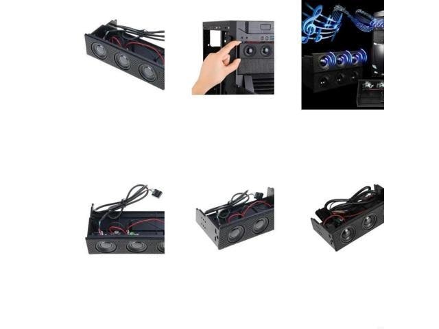 PC Front Panel Media Dashboard with Speaker and Microphone: $17.99
